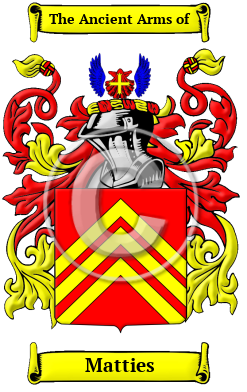Matties Family Crest/Coat of Arms