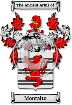 Montalto Family Crest Download (JPG) Legacy Series - 600 DPI