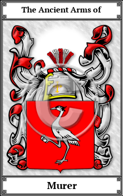 Murer Family Crest Download (JPG)  Book Plated - 150 DPI