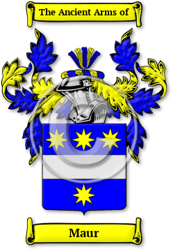 Maur Family Crest Download (jpg) Legacy Series - 150 DPI
