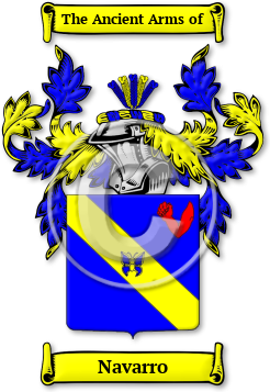 Navarro Family Crest Download (jpg) Legacy Series - 150 DPI
