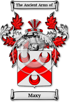 Maxy Family Crest Download (JPG) Legacy Series - 300 DPI