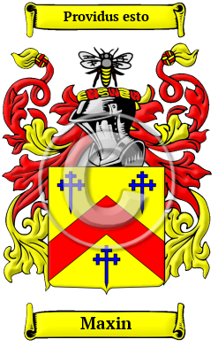 Maxin Family Crest Download (JPG) Heritage Series - 600 DPI
