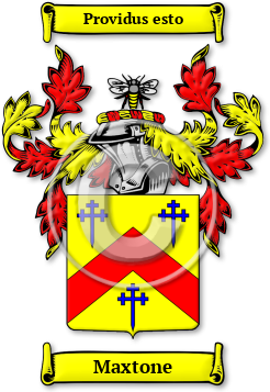 Maxtone Family Crest Download (jpg) Legacy Series - 150 DPI