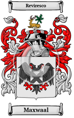 Maxwaal Family Crest/Coat of Arms