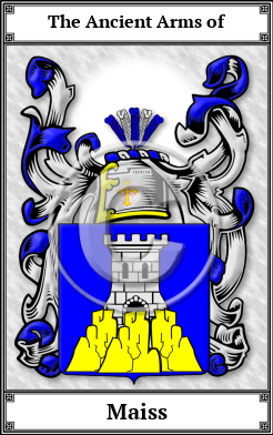 Maiss Family Crest Download (JPG)  Book Plated - 150 DPI