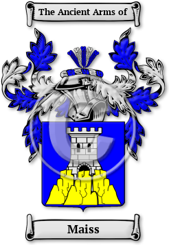 Maiss Family Crest Download (jpg) Legacy Series - 150 DPI