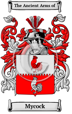 Mycock Family Crest Download (JPG) Heritage Series - 600 DPI