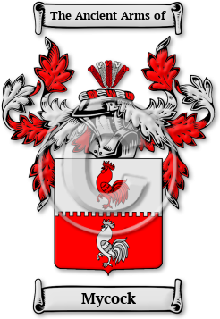 Mycock Family Crest Download (jpg) Legacy Series - 150 DPI