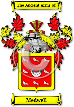 Medwell Family Crest Download (JPG) Legacy Series - 600 DPI