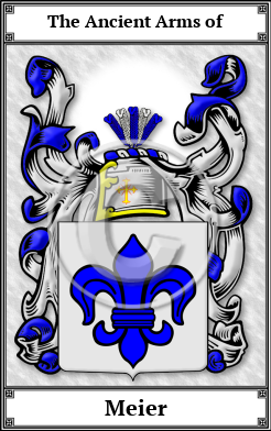 Meier Family Crest Download (JPG) Book Plated - 600 DPI