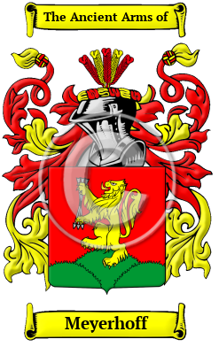 Meyerhoff Family Crest/Coat of Arms