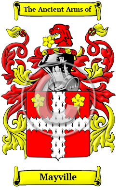 Mayville Family Crest/Coat of Arms