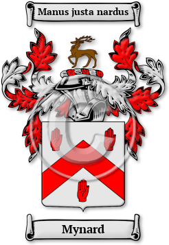 Mynard Family Crest Download (jpg) Legacy Series - 150 DPI