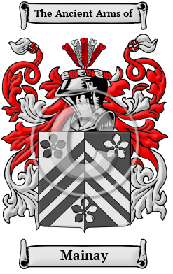 Mainay Family Crest/Coat of Arms
