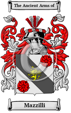 Mazzilli Family Crest/Coat of Arms