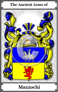 Mazzochi Family Crest Download (JPG)  Book Plated - 150 DPI