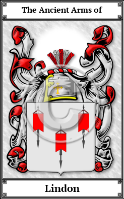 Lindon Family Crest Download (JPG)  Book Plated - 150 DPI