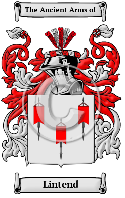 Lintend Family Crest/Coat of Arms