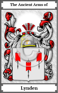 Lynden Family Crest Download (JPG)  Book Plated - 150 DPI