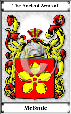 McBride Family Crest Download (JPG) Book Plated - 600 DPI