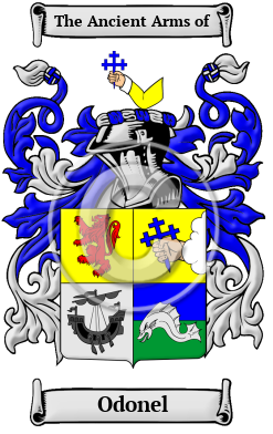 Odonel Family Crest/Coat of Arms