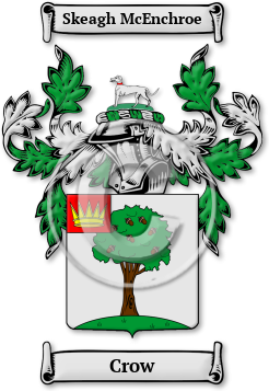 Crow Family Crest Download (jpg) Legacy Series - 150 DPI