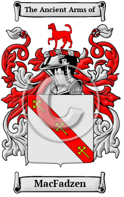 MacFadzen Family Crest/Coat of Arms