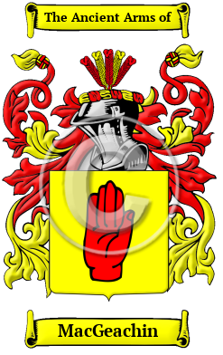 MacGeachin Family Crest/Coat of Arms