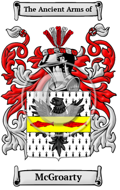 McGroarty Family Crest/Coat of Arms
