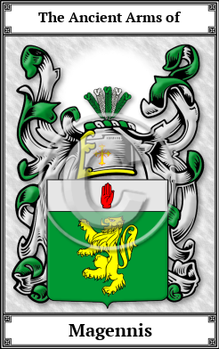 Magennis Family Crest Download (JPG)  Book Plated - 150 DPI
