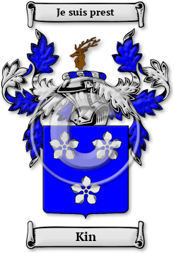 Kin Family Crest Download (jpg) Legacy Series - 150 DPI