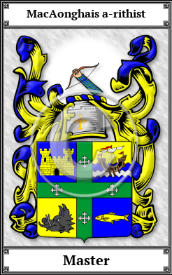Master Family Crest Download (JPG) Book Plated - 300 DPI