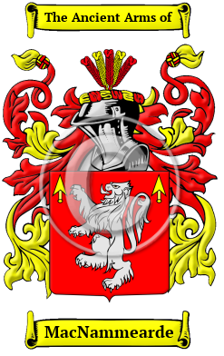 MacNammearde Family Crest/Coat of Arms