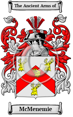 McMenemie Family Crest/Coat of Arms