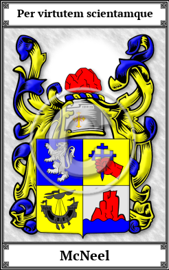 McNeel Family Crest Download (JPG)  Book Plated - 150 DPI