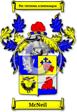 McNeil Family Crest Download (jpg) Legacy Series - 150 DPI