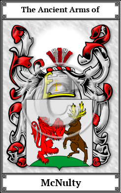 McNulty Family Crest Download (JPG)  Book Plated - 150 DPI