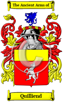 Quilliend Family Crest/Coat of Arms