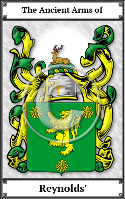 Reynolds' Family Crest Download (JPG) Book Plated - 600 DPI