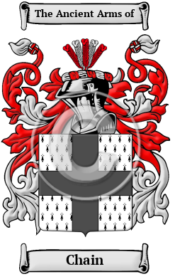 Chain Family Crest/Coat of Arms