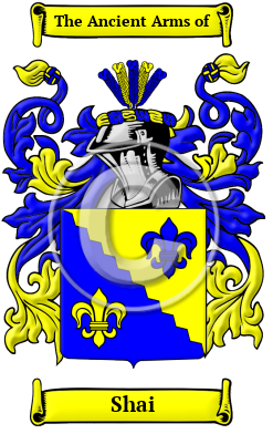 Shai Name Meaning, Family History, Family Crest & Coats of Arms