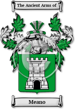 Meano Family Crest Download (jpg) Legacy Series - 150 DPI
