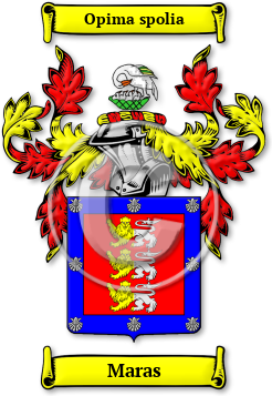Maras Family Crest Download (jpg) Legacy Series - 150 DPI