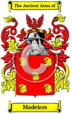 Madeiros Family Crest/Coat of Arms