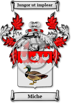 Miche Family Crest Download (JPG) Legacy Series - 600 DPI