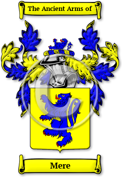 Mere Family Crest Download (jpg) Legacy Series - 150 DPI