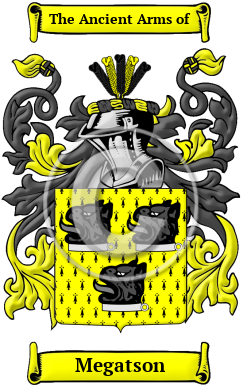 Megatson Family Crest/Coat of Arms