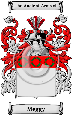 Meggy Family Crest/Coat of Arms