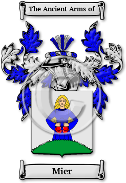 Mier Family Crest Download (JPG) Legacy Series - 600 DPI